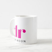 Mug dr [Nom personnalisé] (Devant gauche)