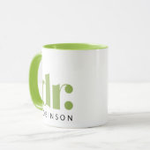 Mug dr. [Nom personnalisé] (Devant gauche)