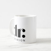 Mug dr. [Nom personnalisé] (Devant gauche)