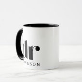 Mug dr [Nom personnalisé] (Devant gauche)