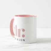 Mug dr. [Nom personnalisé] (Devant gauche)