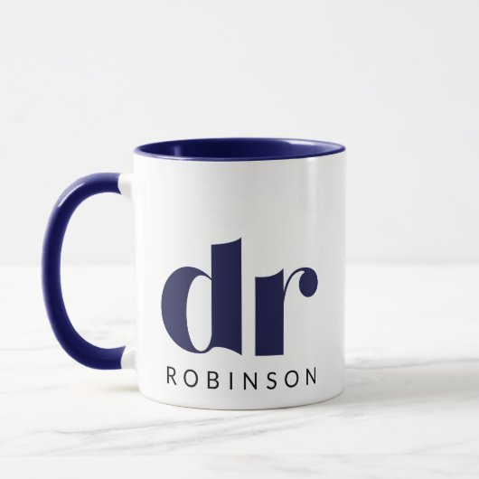 Mug dr [Nom personnalisé] (Gauche)