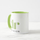 Mug dr [Nom personnalisé] (Devant gauche)