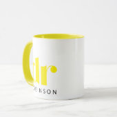 Mug dr [Nom personnalisé] (Devant gauche)