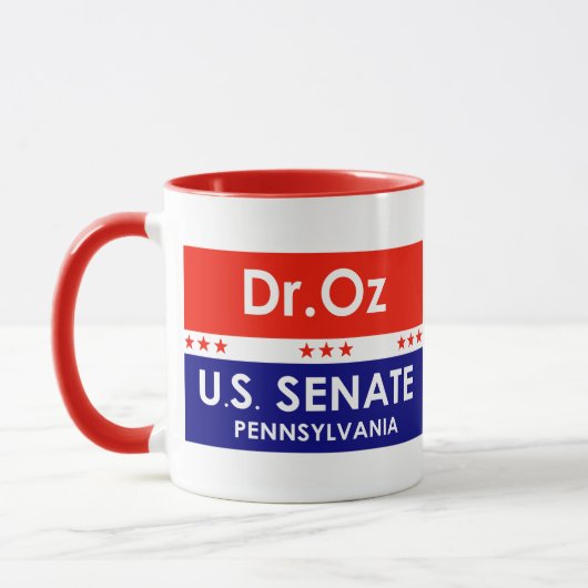 Mug Dr Oz Sénat américain Pennsylvanie (Gauche)