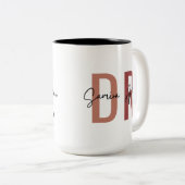 Mug DR personnalisé, (Devant droit)