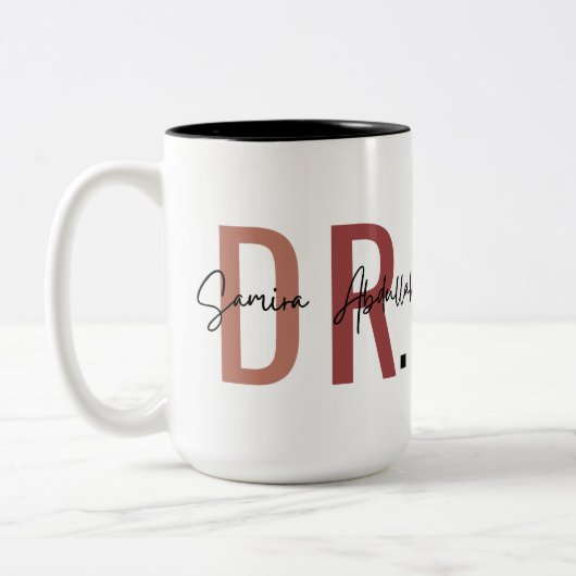 Mug DR personnalisé, (Gauche)
