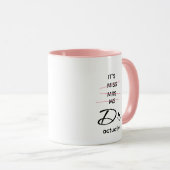 Mug Dr. Réellement rose (Devant droit)