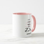 Mug Dr. Réellement rose (Devant droit)