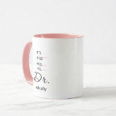 Mug Dr. Réellement rose (Devant gauche)