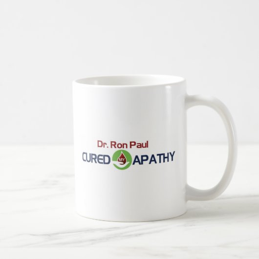 Mug Dr. Ron Paul a traité mon apathie (Droite)