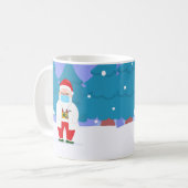 Mug dr santa claus covid masque de noël (Devant gauche)