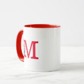 Mug Dr. Seuss Chat Chapeauté - Monogramme de Lecture M (Devant gauche)