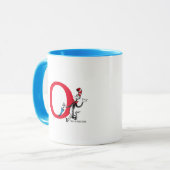 Mug Dr. Seuss Chat Chapeauté Parapluie Marche Monogram (Devant gauche)