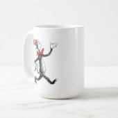 Mug Dr Seuss | Chat dans la marche des chats Casquette (Devant gauche)