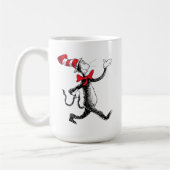 Mug Dr Seuss | Chat dans la marche des chats Casquette (Gauche)