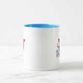 Mug Dr. Seuss Chat dans le Casquette, Chose Un Monogra (Centre)