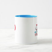 Mug Dr. Seuss Chat dans le Casquette, Chose Un Monogra (Centre)