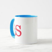 Mug Dr. Seuss Chat dans le Casquette, Chose Un Monogra (Devant gauche)