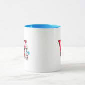 Mug Dr. Seuss Chat dans le Casquette, Chose Un Monogra (Centre)