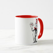 Mug Dr Seuss | Chat dans le Casquette & Krinklebine (Devant droit)