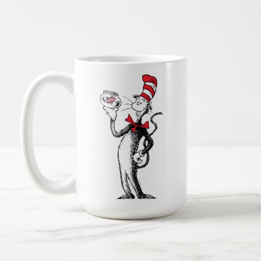 Mug Dr Seuss | Chat dans le Casquette & Krinklebine (Gauche)