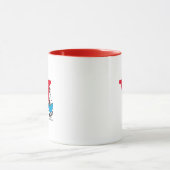 Mug Dr. Seuss Chat dans le Casquette - Lecture Monogra (Centre)