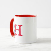Mug Dr. Seuss Chat dans le Casquette - Lecture Monogra (Devant gauche)