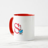 Mug Dr. Seuss Chat dans le Casquette - Lecture Monogra (Devant gauche)