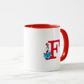 Mug Dr. Seuss Chat dans le Casquette - Lecture Monogra (Devant droit)