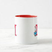 Mug Dr. Seuss Chat dans le Casquette - Lecture Monogra (Centre)