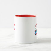 Mug Dr. Seuss Chat dans le Casquette - Monogramme de l (Centre)