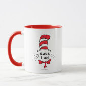 Mug Dr Seuss | Chat dans le Casquette - Nana Je suis (Gauche)