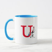 Mug Dr. Seuss Chat dans le Casquette Umbrella Walk Mon (Gauche)