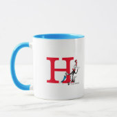 Mug Dr. Seuss Chat dans le Casquette Umbrella Walk Mon (Gauche)