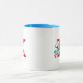 Mug Dr. Seuss Chat dans le Chapeau, Chose Un Monogramm (Centre)