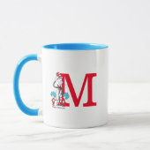 Mug Dr. Seuss Chat dans le Chapeau, Chose Un Monogramm (Gauche)