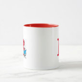 Mug Dr. Seuss Chat dans le Chapeau - Monogramme B de L (Centre)