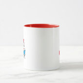 Mug Dr. Seuss Chat dans le Chapeau - Monogramme de lec (Centre)