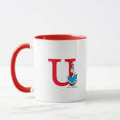 Mug Dr. Seuss Chat dans le Chapeau - Monogramme de lec (Gauche)