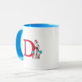 Mug Dr Seuss Chat dans le Chapeau, Thing One Monogramm (Devant gauche)