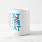 Mug Dr Seuss | Chat dans le logo du Casquette (Devant gauche)