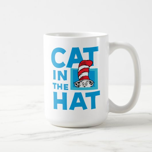 Mug Dr Seuss | Chat dans le logo du Casquette (Droite)