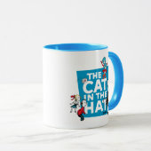 Mug Dr Seuss | Chat dans le logo du Casquette - Caract (Devant droit)