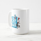 Mug Dr Seuss | Chat dans le logo du Casquette - Caract (Devant gauche)