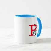 Mug Dr. Seuss Chat dans le Monogramme de marche des pa (Devant droit)