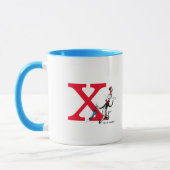 Mug Dr. Seuss Chat dans le Monogramme de marche des pa (Gauche)