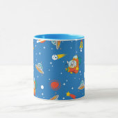 Mug Dr Seuss | Chat dans le Motif spatial Casquette (Centre)