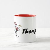 Mug Dr Seuss | Chat dans le nom tiré du Casquette (Centre)