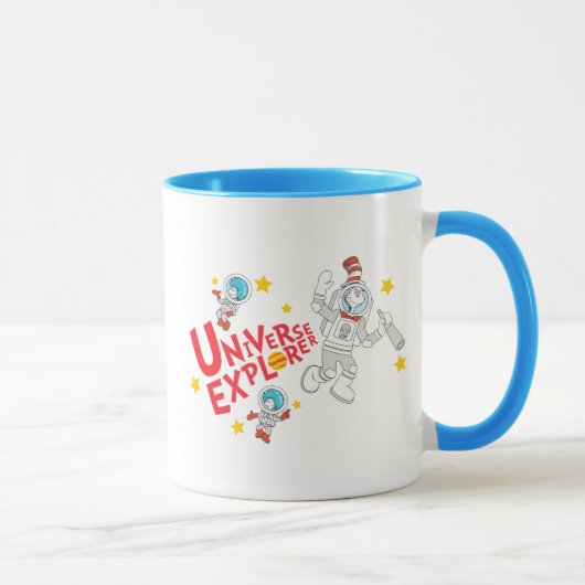 Mug Dr Seuss | Chat dans l'Explorateur d'univers Casqu (Droite)